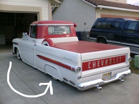 Chevrolet Apache 3100 1958 1959 Fleetside fender skirts, Ophalen of Verzenden, Oldtimer onderdelen