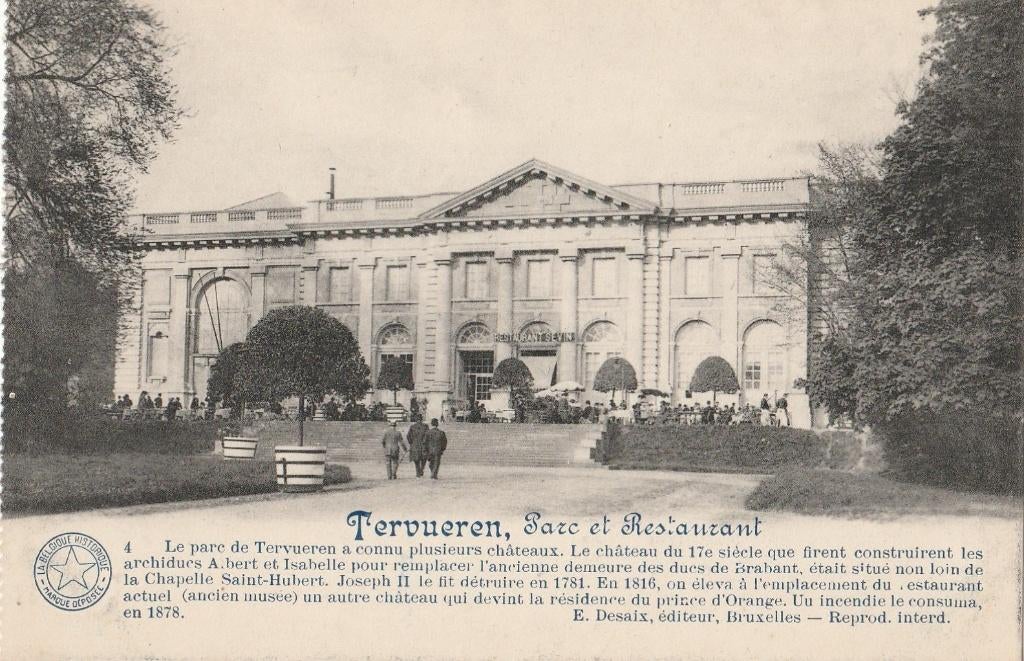 TERVUREN TERVUEREN BELGIE BEGIN 1900 ZEER MOOIE  KAART Kl580, Ophalen of Verzenden, Voor 1920, Ongelopen, Vlaams-Brabant