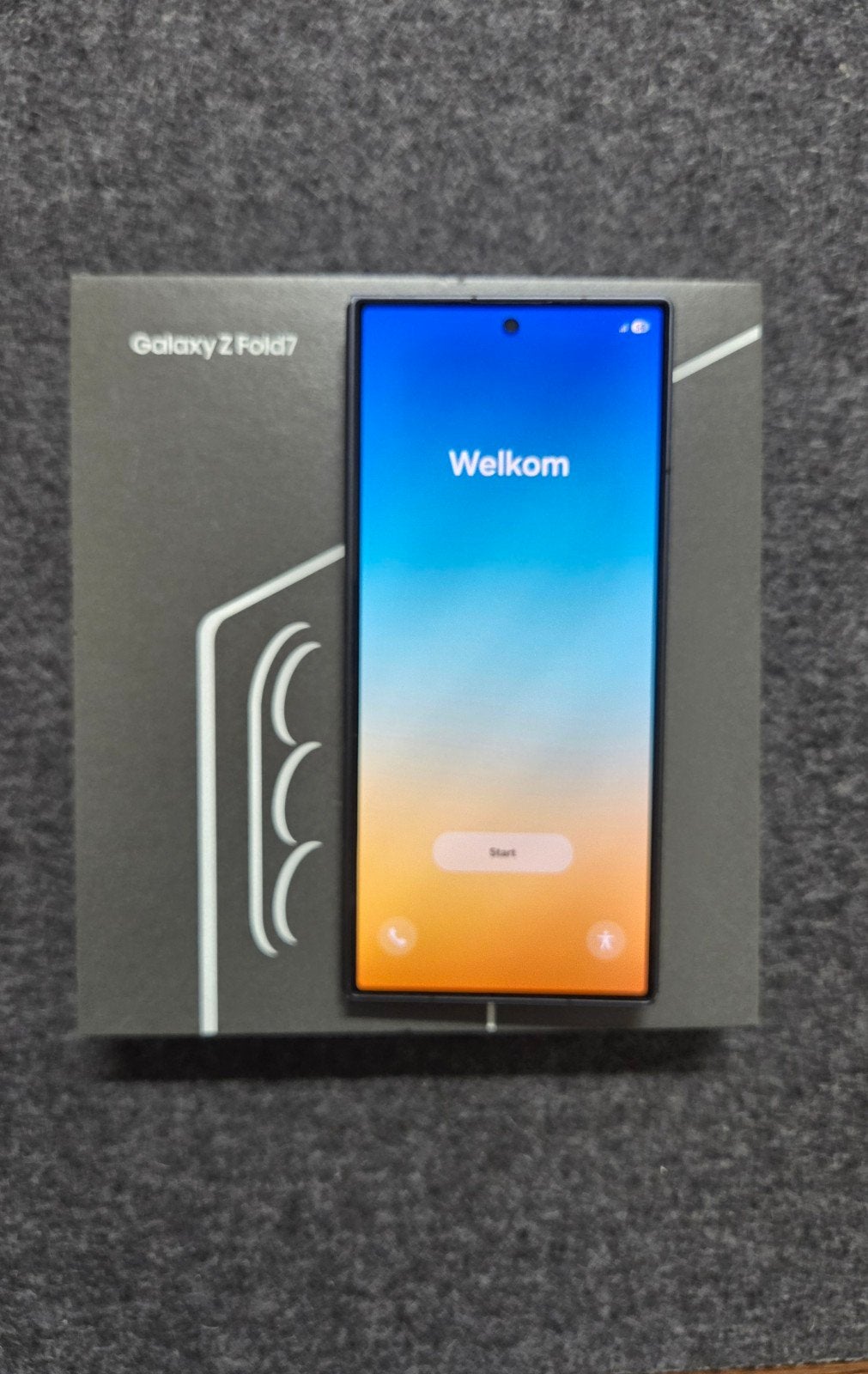 Samsung Galaxy Z Fold7 256GB - Jet Black (Z.g.a.n.), Telecommunicatie, Zwart, Touchscreen, Ophalen of Verzenden, Zo goed als nieuw