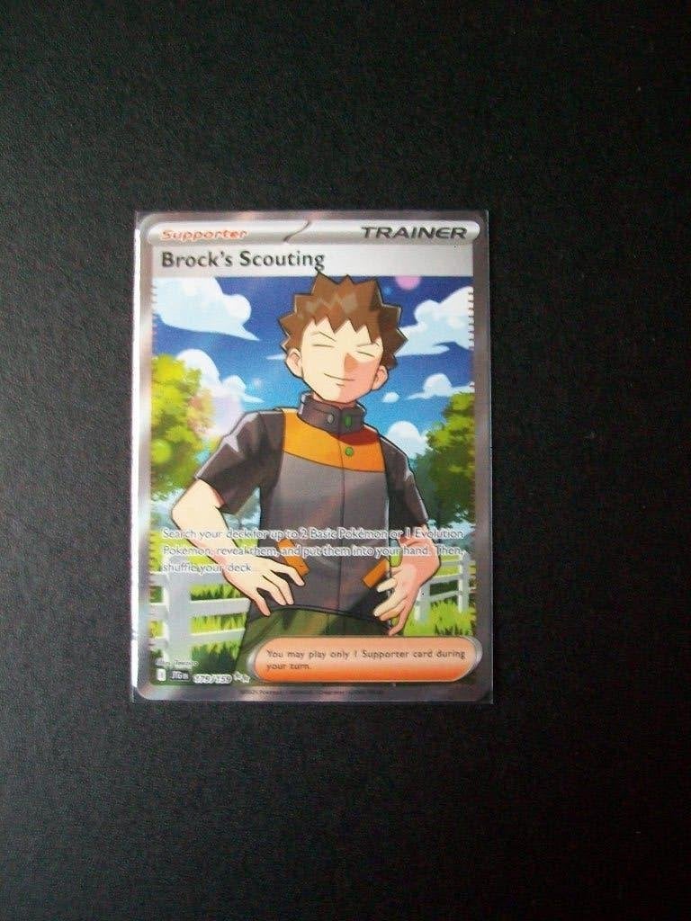 4633. Nieuwe Pokemon Secret Kaart BROCK's SCOUTING (179/159), Verzenden, Nieuw, Losse kaart, Foil