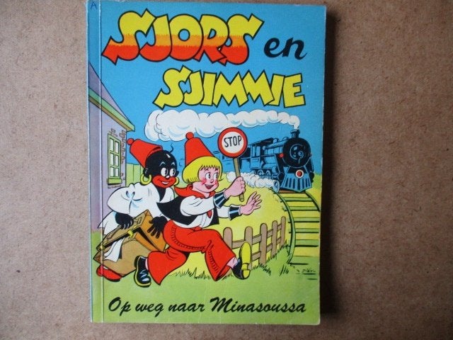 adv8077 sjors en sjimmie op weg naar minasoussa, Boeken, Eén stripboek, Ophalen, Gelezen