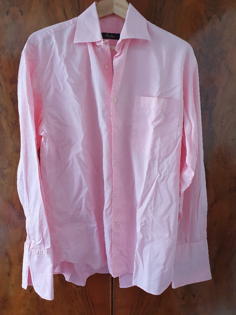 Overhemd Corneliani roze mt 40, Kleding | Heren, Roze, Halswijdte 39/40 (M), Ophalen of Verzenden, Oger