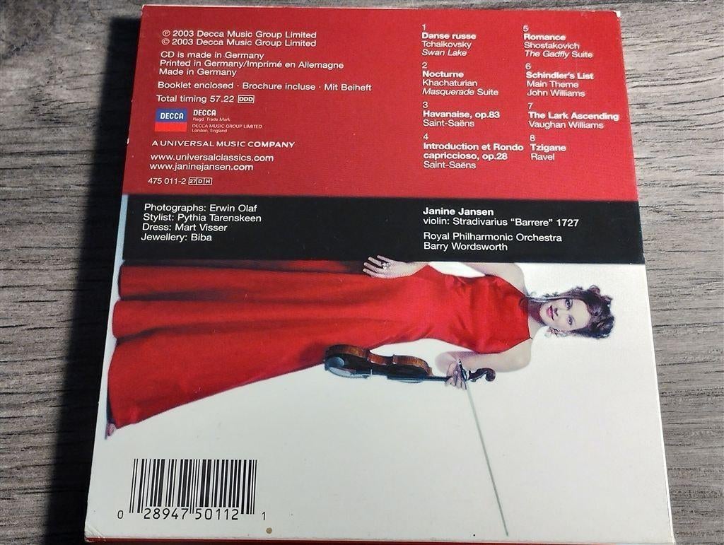 Janine Jansen ‎- Janine Jansen [Digipack], Ophalen of Verzenden, Classicisme, Zo goed als nieuw, Kamermuziek