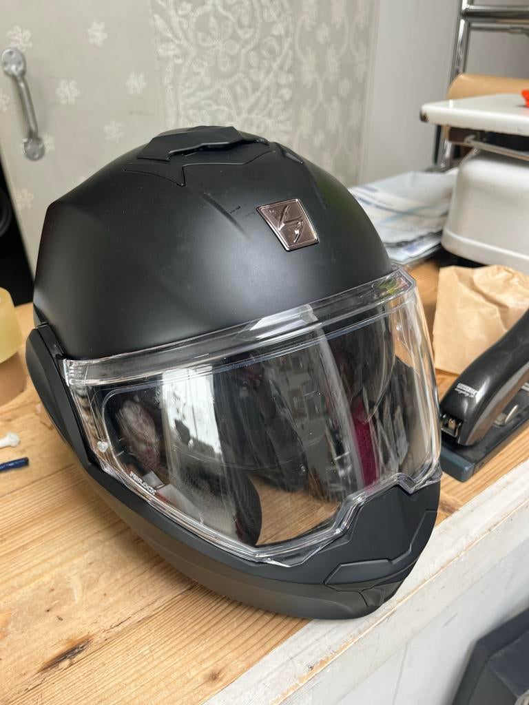 Shark Systeemhelm - Mat Zwart, Motoren, Kleding | Motorhelmen, Systeemhelm, Heren, Shark, Ophalen of Verzenden