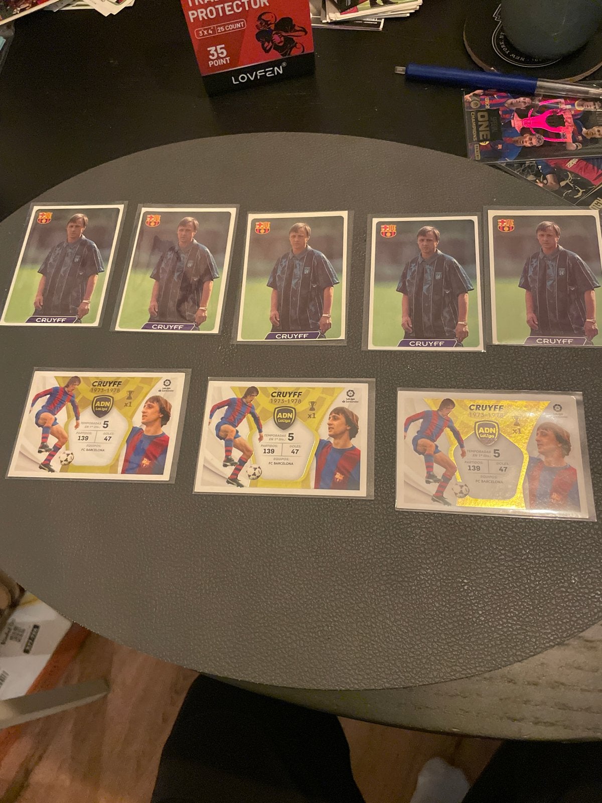 Johan Cruijff Voetbalkaarten Collectie - Zeldzaam!, Verzamelen, Ophalen of Verzenden, Zo goed als nieuw, Buitenlandse clubs, Spelerskaart