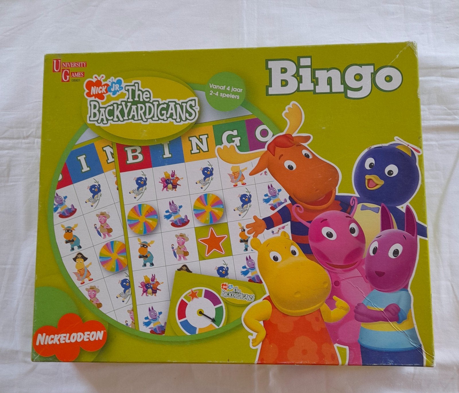 The Backyardigans Bingo Spel - University Games, Ophalen of Verzenden, Zo goed als nieuw, Jongen of Meisje