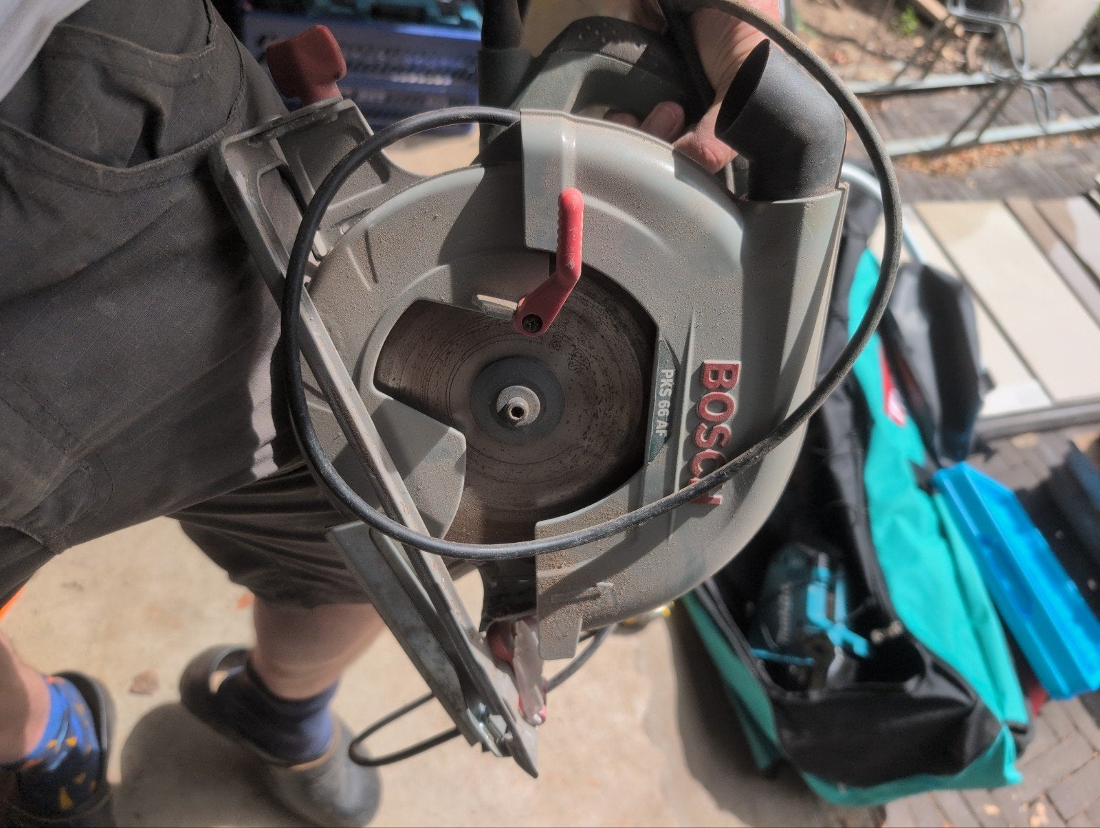 Bosch PKS 66 AF Cirkelzaag - Gebruikt, Ophalen, Gebruikt, Cirkelzaag, 600 tot 1200 watt