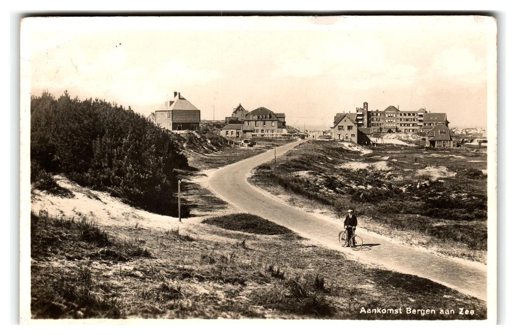 Bergen aan Zee, Aankomst, Verzenden, 1920 tot 1940, Gelopen, Noord-Holland