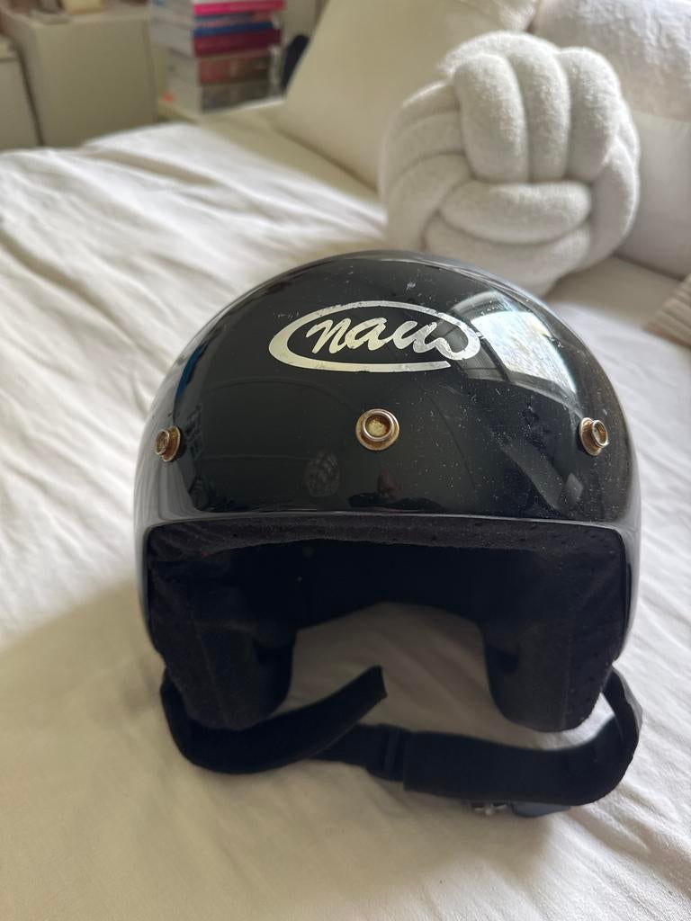Nau scooterhelm maat M, Motoren, M, Jethelm, Tweedehands, Ophalen