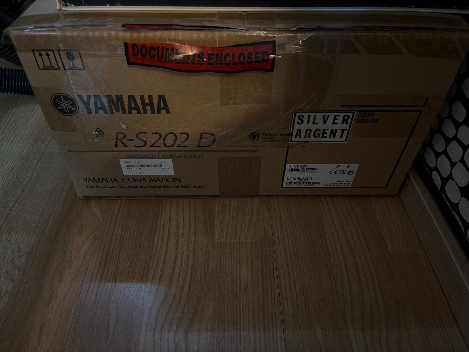 Yamaha R-S202 D Stereo Receiver - Nieuw in doos, Audio, Tv en Foto, Versterkers en Receivers, Ophalen, 60 tot 120 watt, Stereo