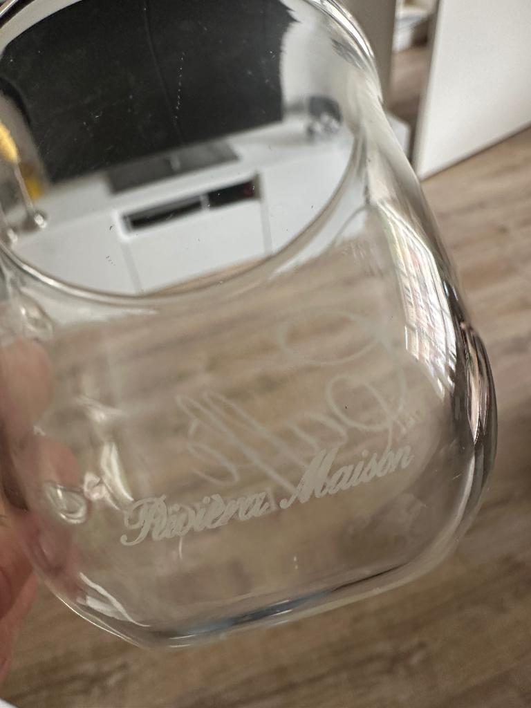 Thee / koffie glas Rivièra Maison, Huis en Inrichting, Keuken | Servies, Glas of Glazen, Ophalen of Verzenden, Overige stijlen
