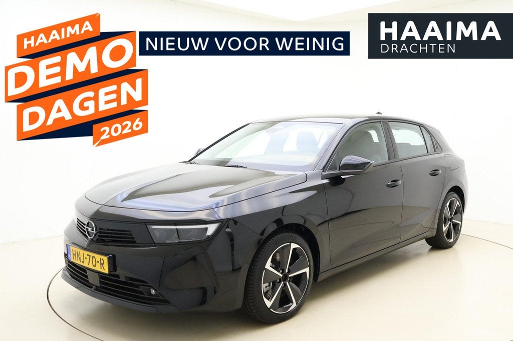 Opel Astra 1.6 Hybrid 180 PK 8-Traps Aut. | Climate control, Auto's, Opel, Stof, 4 cilinders, 181 pk, Zwart