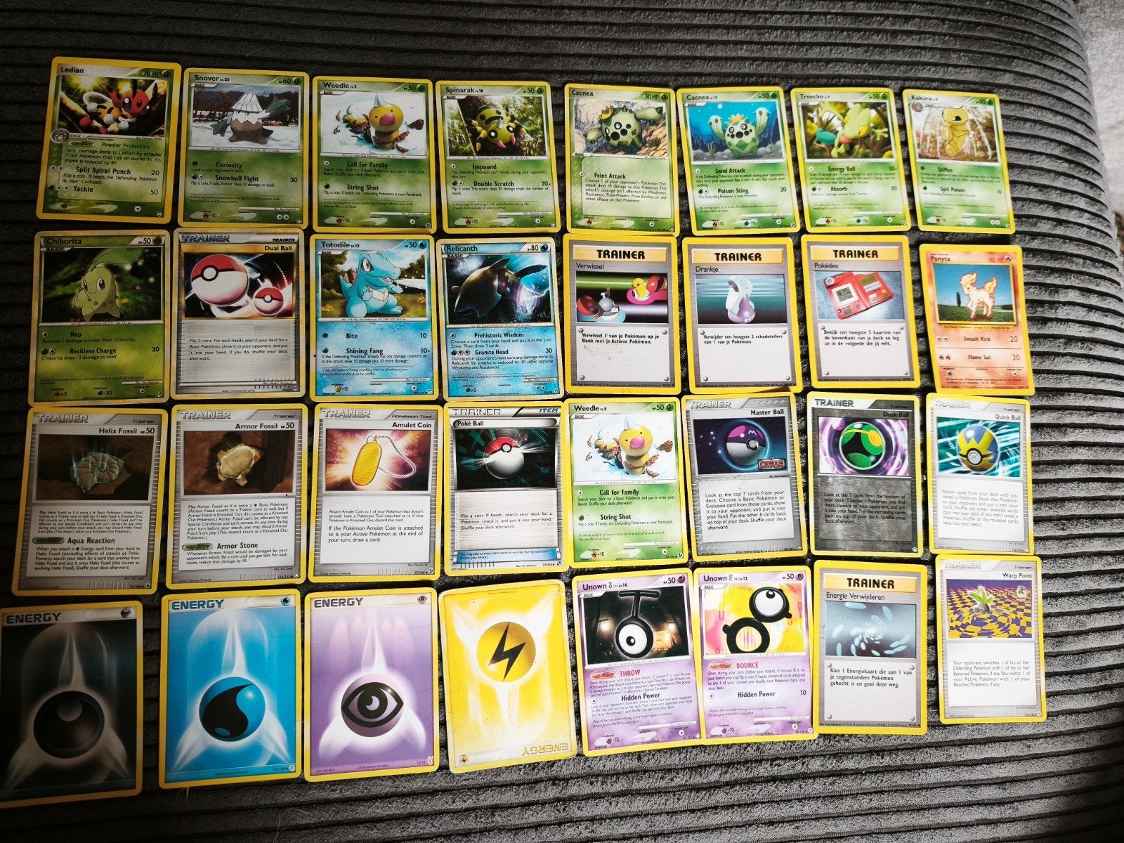 Grote verzameling Pokémon kaarten (32 stuks ) (2), Ophalen of Verzenden, Gebruikt, Meerdere kaarten