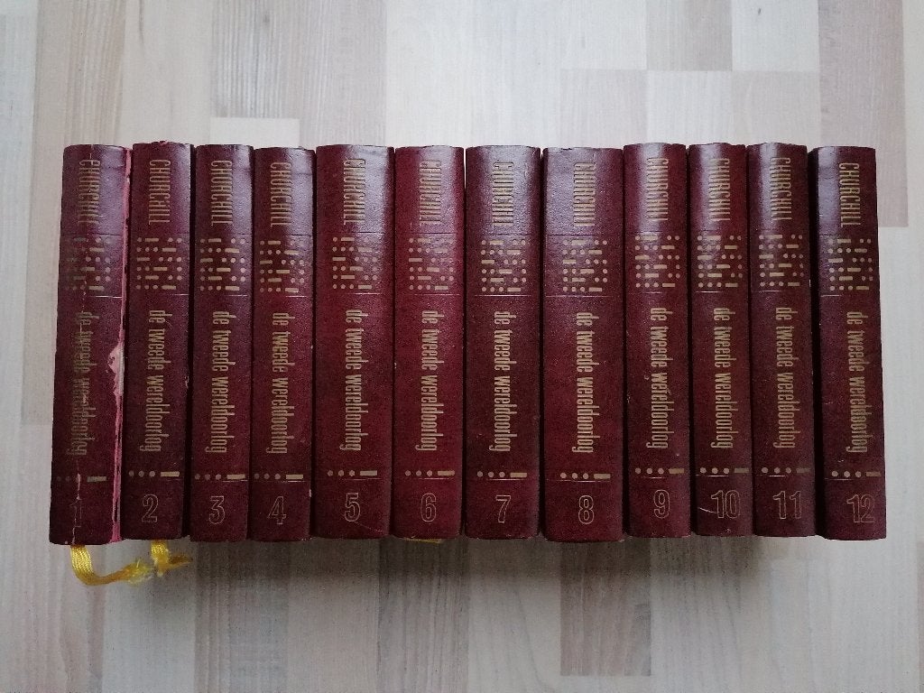 Winston Churchill 12-delige serie "de tweede wereldoorlog", Boeken, Sir Winston Churchill, Ophalen of Verzenden, Algemeen, Tweede Wereldoorlog