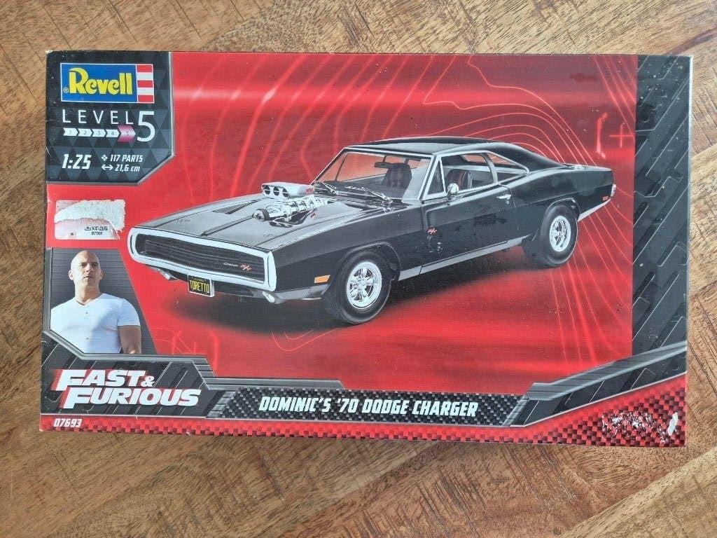 Revell Dominic's 70 Dodge Charger  Fast & Furious, Hobby en Vrije tijd, Modelbouw | Auto's en Voertuigen, Ophalen, Auto, Revell