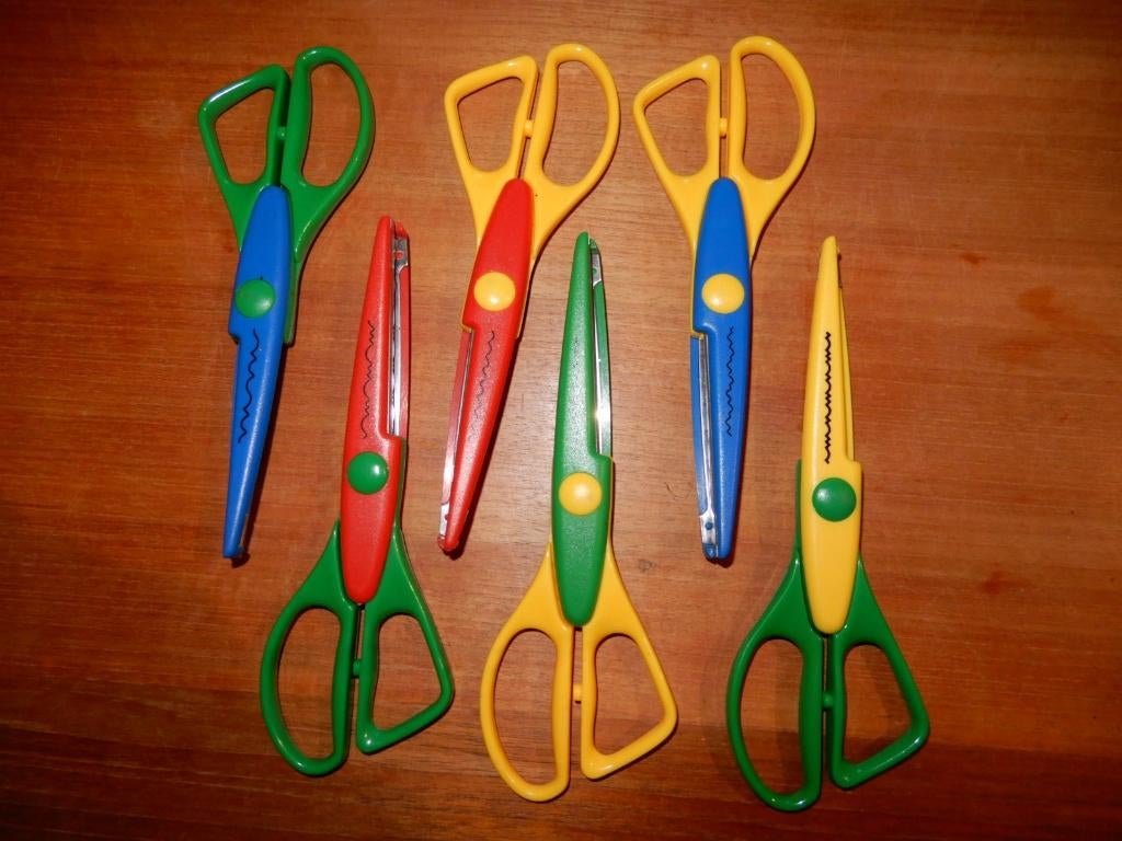 6 figuur scharen, kartelschaar, golf scharen, Hobby en Vrije tijd, Knutselen, Verzenden, Nieuw, Knutselwerk