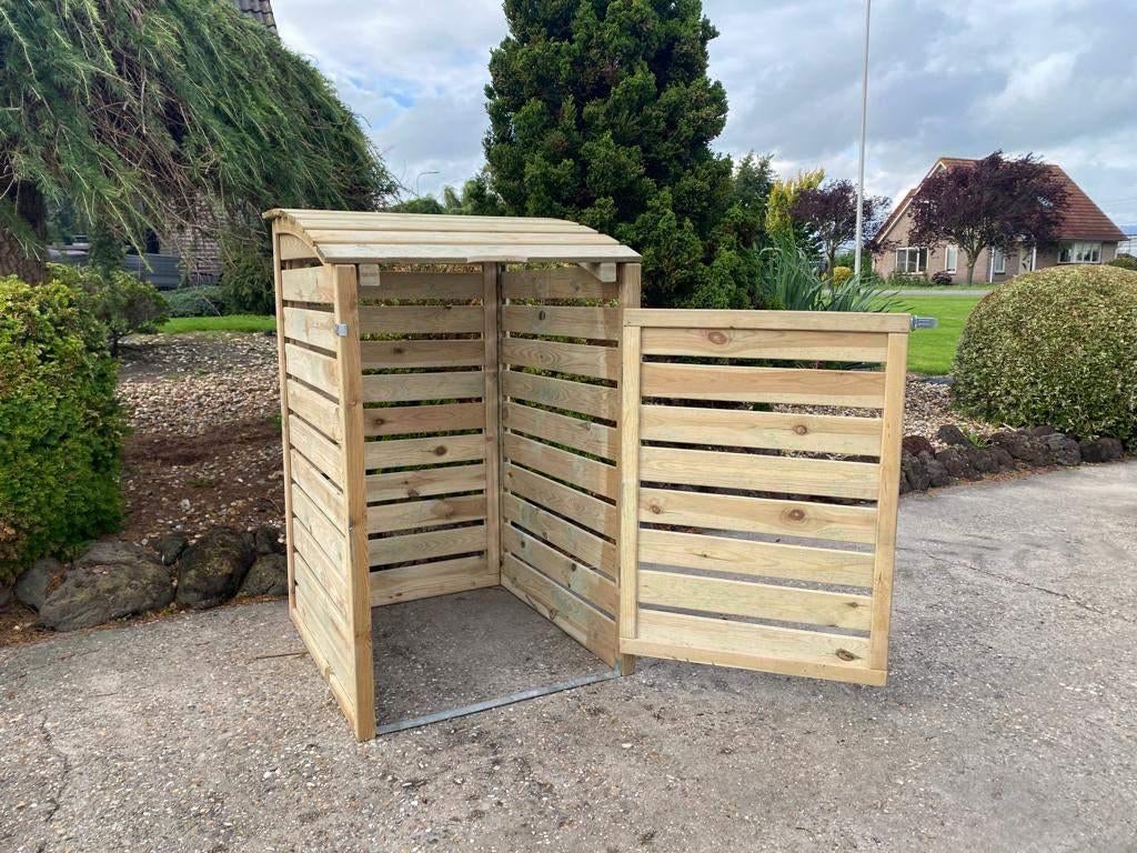 Houten kliko ombouw - strakke look, Ophalen of Verzenden, Nieuw, Hout, Containerberging