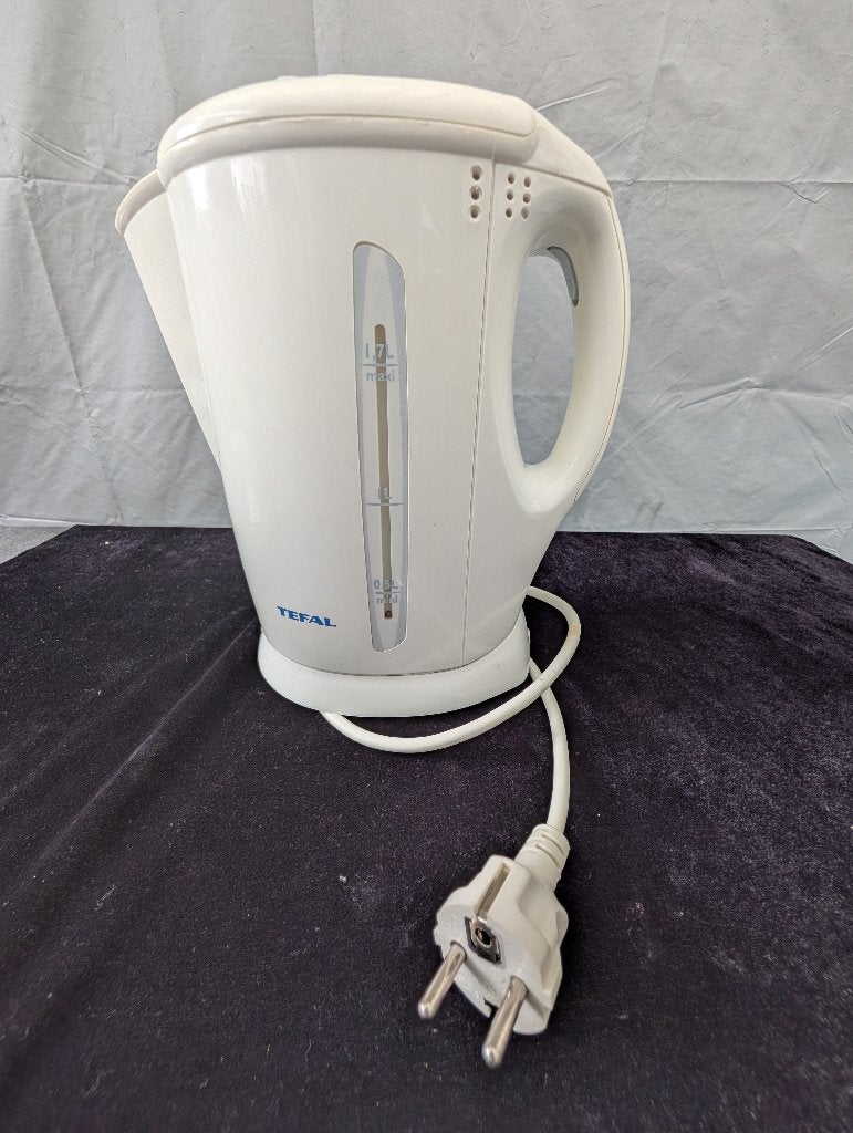 Vintage Tefal Dampierre Waterkoker | 1.7L | Made in France, 1 tot 2 liter, Ophalen of Verzenden, Gebruikt