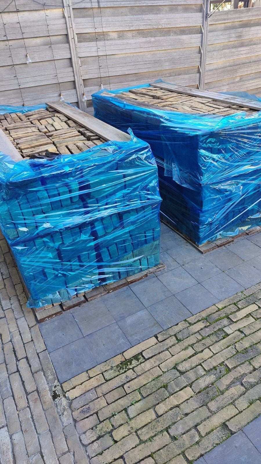 Friese geeltjes  voor Tuin en Terras, Tuin en Terras, Ophalen, Overige materialen, Gebruikt, Klinkers