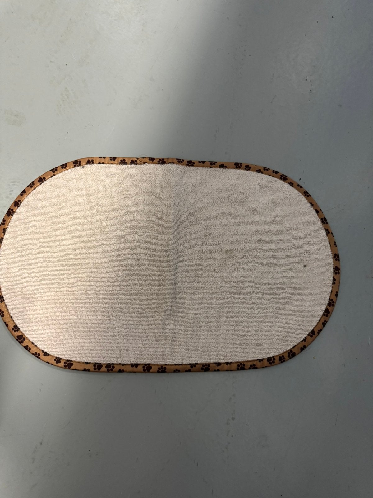 Antislip matje voor voerbak en/of waterbak, Ophalen of Verzenden, Gebruikt