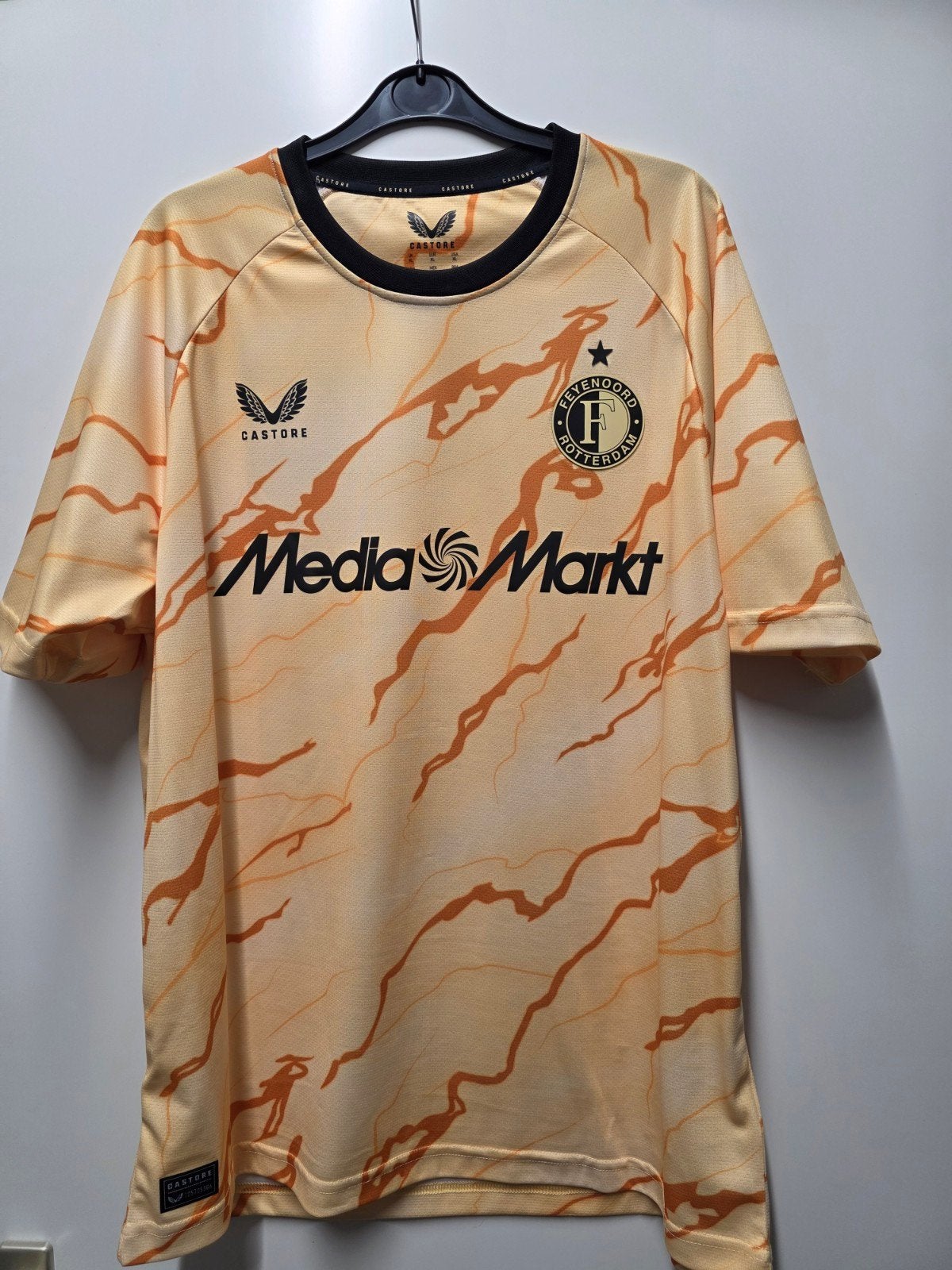 Feyenoord uitshirt 2023/2024 maat XXL nieuwstaat, Beige, Maat 46/48 (XL) of groter, Nieuw, Ophalen of Verzenden