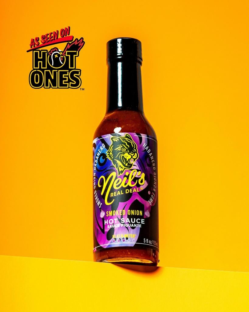 SMOKED ONION HOT SAUCE hot ones, Ophalen of Verzenden