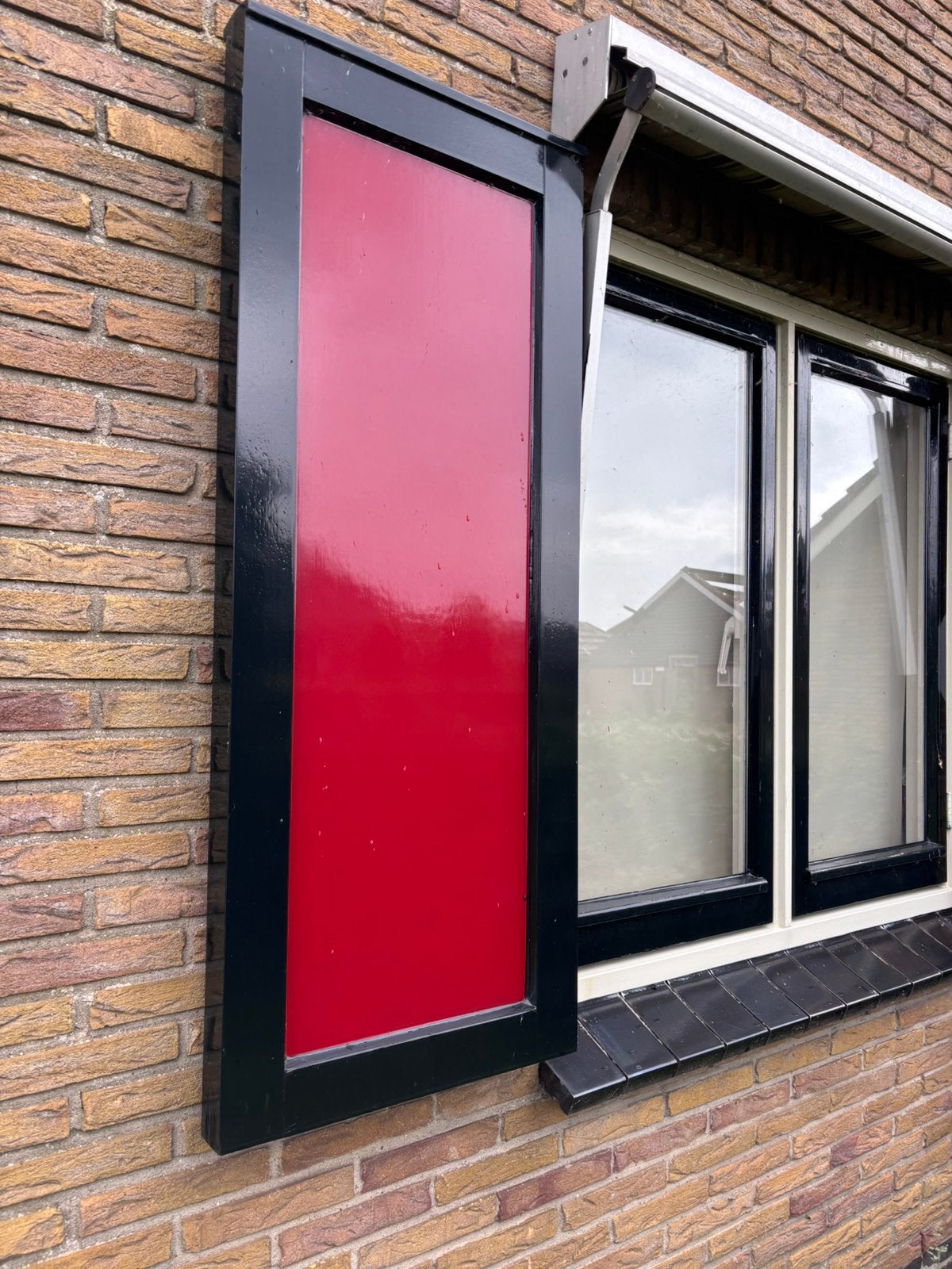 luiken vast, Doe-het-zelf en Verbouw, Rolluiken, Ophalen of Verzenden, Zo goed als nieuw, Wit, Minder dan 100 cm