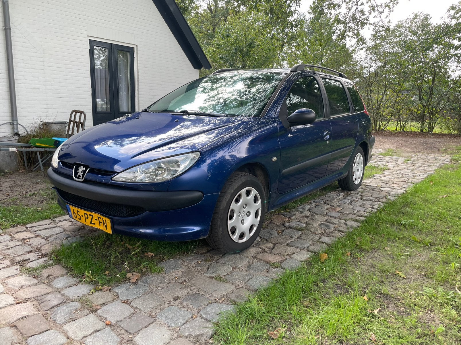 Peugeot 206 1.4 SW XS 2005 Blauw, Voorwielaandrijving, 4 cilinders, Blauw, Origineel Nederlands