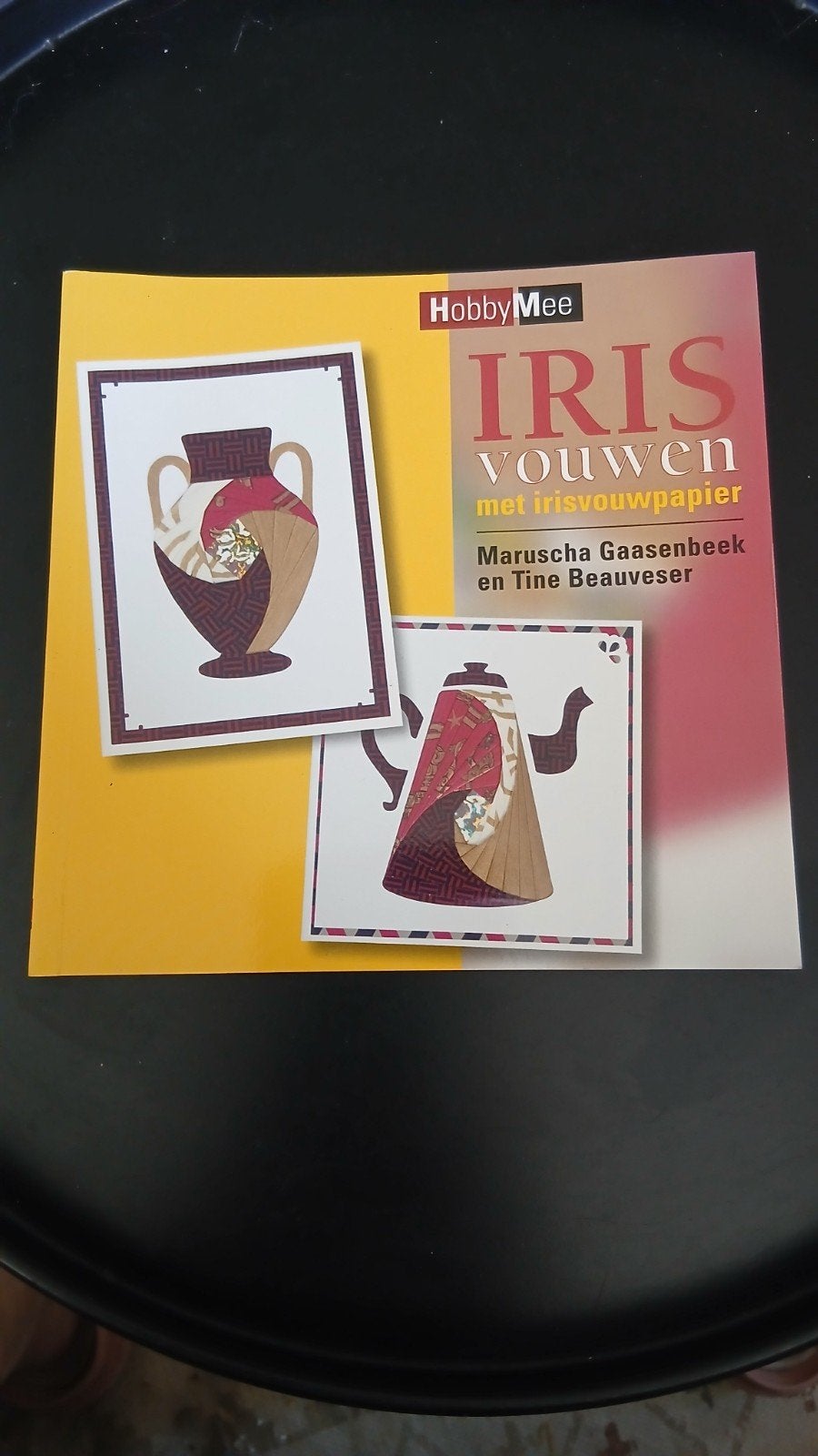Hobby Mee: Iris Vouwen met Irisvouw papier, Ophalen of Verzenden, Zo goed als nieuw, Scrapbooking en Knutselen, Maruscha Gaasenbeek en Tine Beauveser