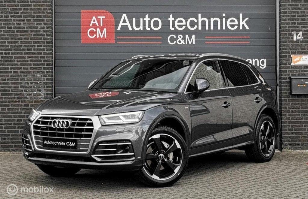 Audi Q5 2.0 TFSI QUATTRO S Line 252PK/S-TRONIC/ACC/CAMERA/DC, Auto's, Audi, Automaat, 15 km/l, Zwart, 4 cilinders