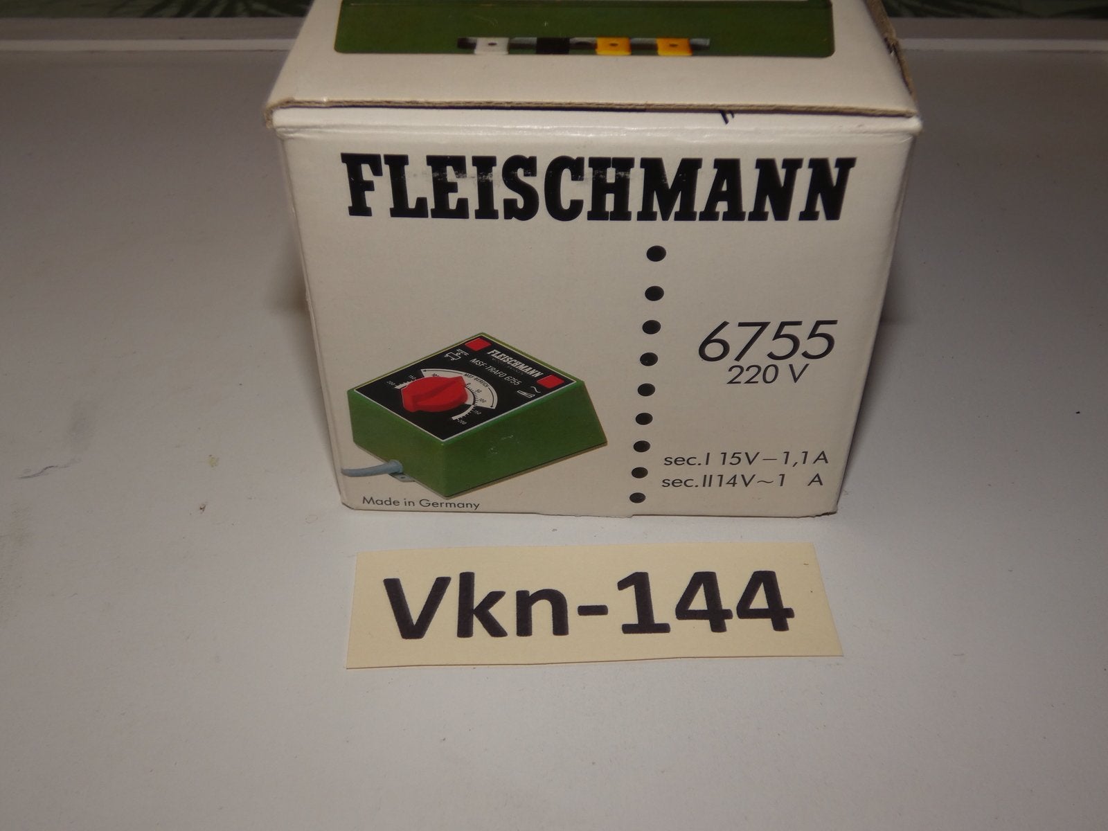 Vk-144 N Spoor Zware MSF-Trafo 6755 Fleischmann, Transformator of Voeding, Gebruikt, Gelijkstroom, Fleischmann
