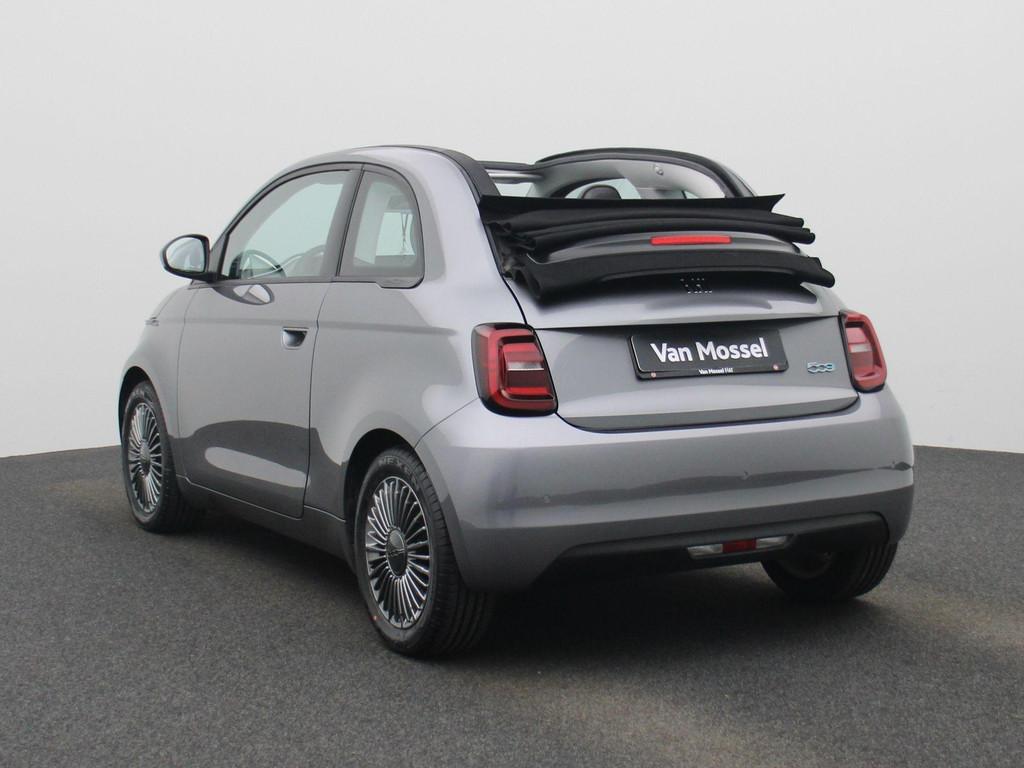 Fiat 500C 500e 42 kWh Icon | Climate Control / ECC | Open da, Stof, Gebruikt, 118 pk, Cabriolet