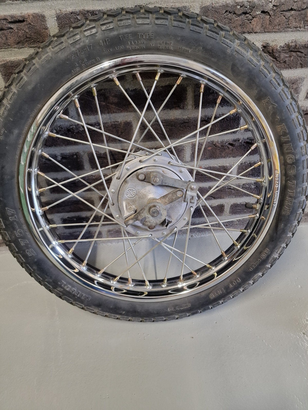 Kreidler Achterwiel 120 mm Leleu, nieuw gespaakt!, Ophalen of Verzenden, Overige typen