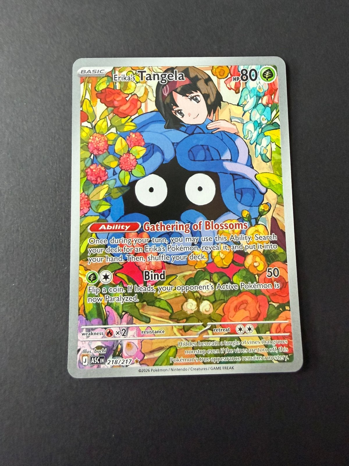 ASC 218/217 Erika’s Tangela, Ophalen of Verzenden, Nieuw, Losse kaart