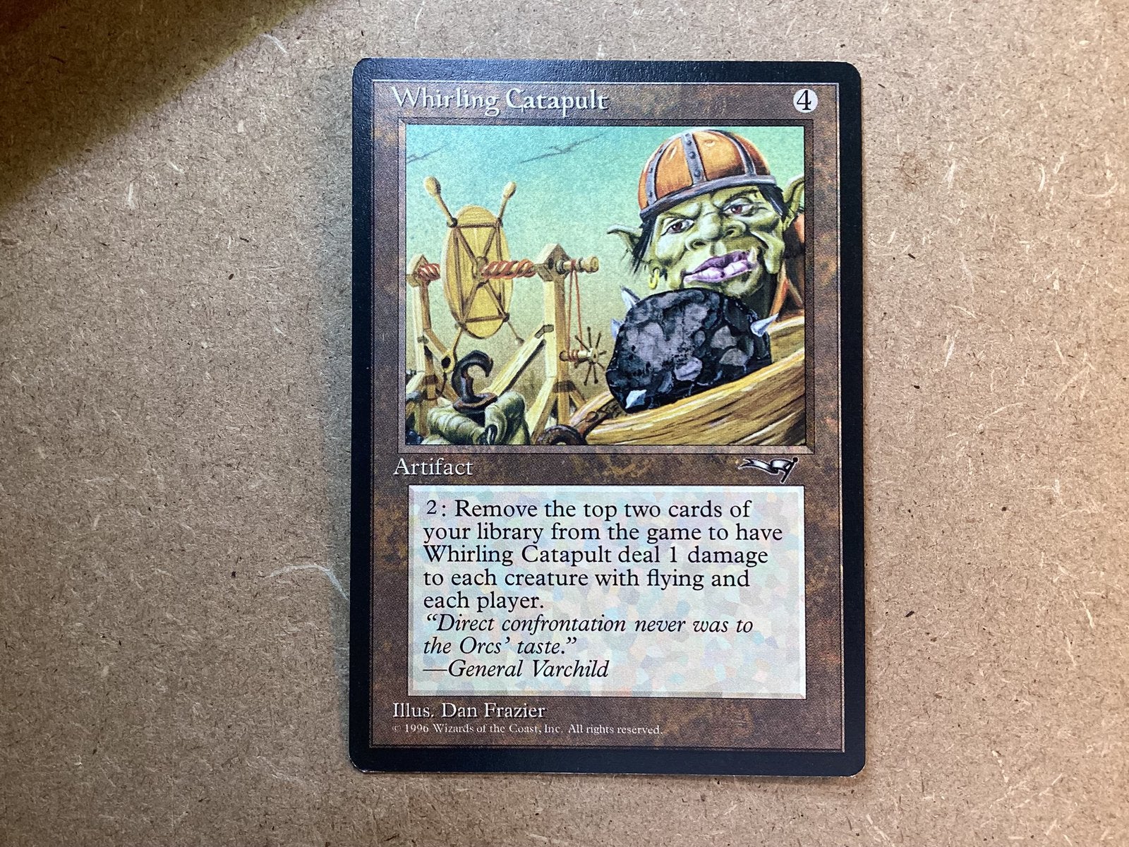 1x Whirling Catapult (Excellent), Ophalen of Verzenden, Zo goed als nieuw, Losse kaart