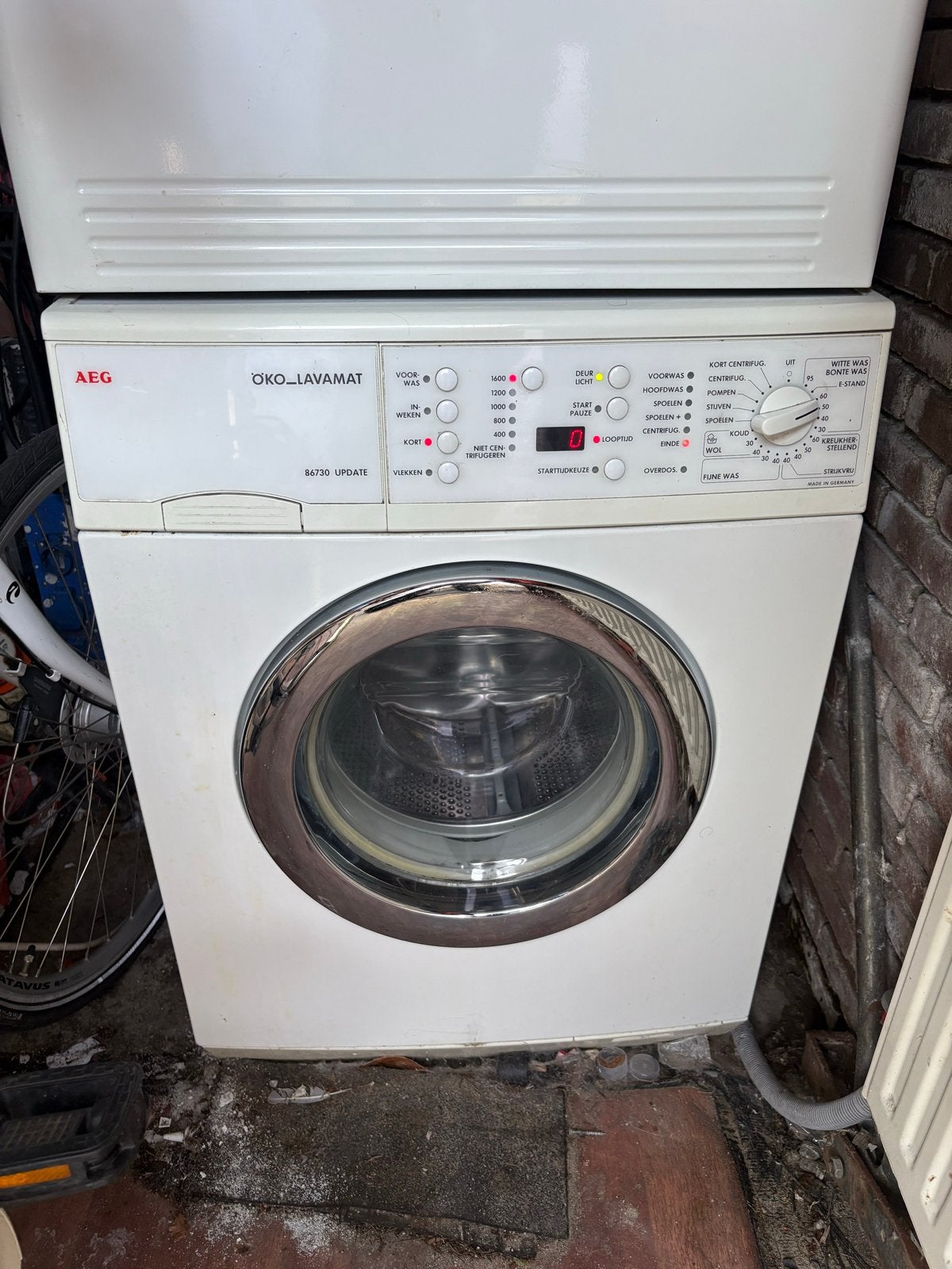 AEG ÖKO-LAVAMAT 86730 UPDATE Wasmachine, Ophalen, 6 tot 8 kg, Gebruikt, 1600 toeren of meer