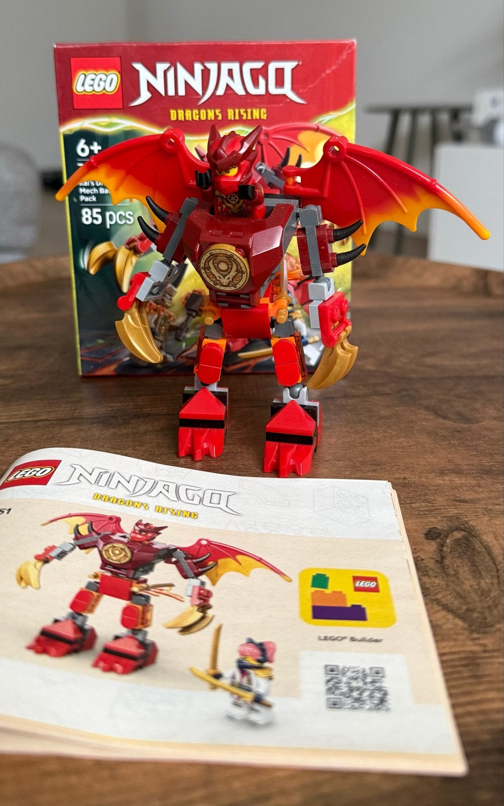 Lego Ninjago 71851 Kai's Draken Mech Battle Pack, Ophalen, Zo goed als nieuw