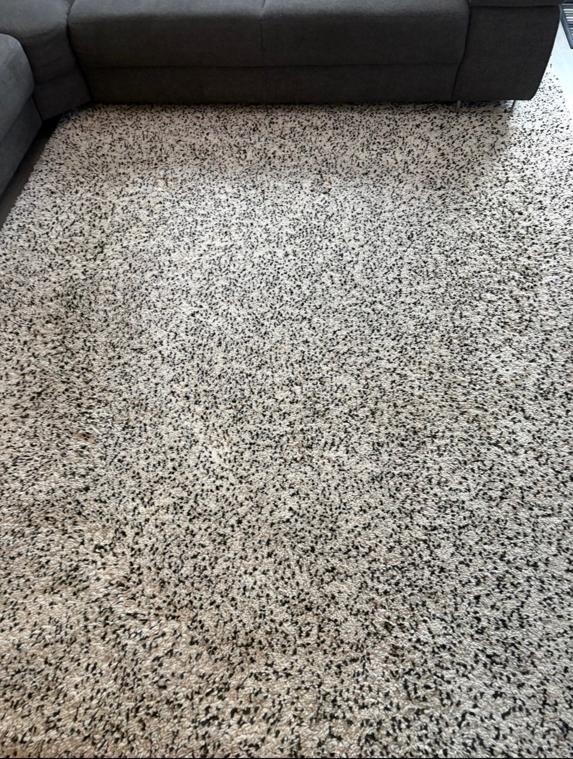 IKEA Vindum kleed 270x200 met ruwe rug, Gebruikt, Ophalen of Verzenden, 200 cm of meer, Grijs