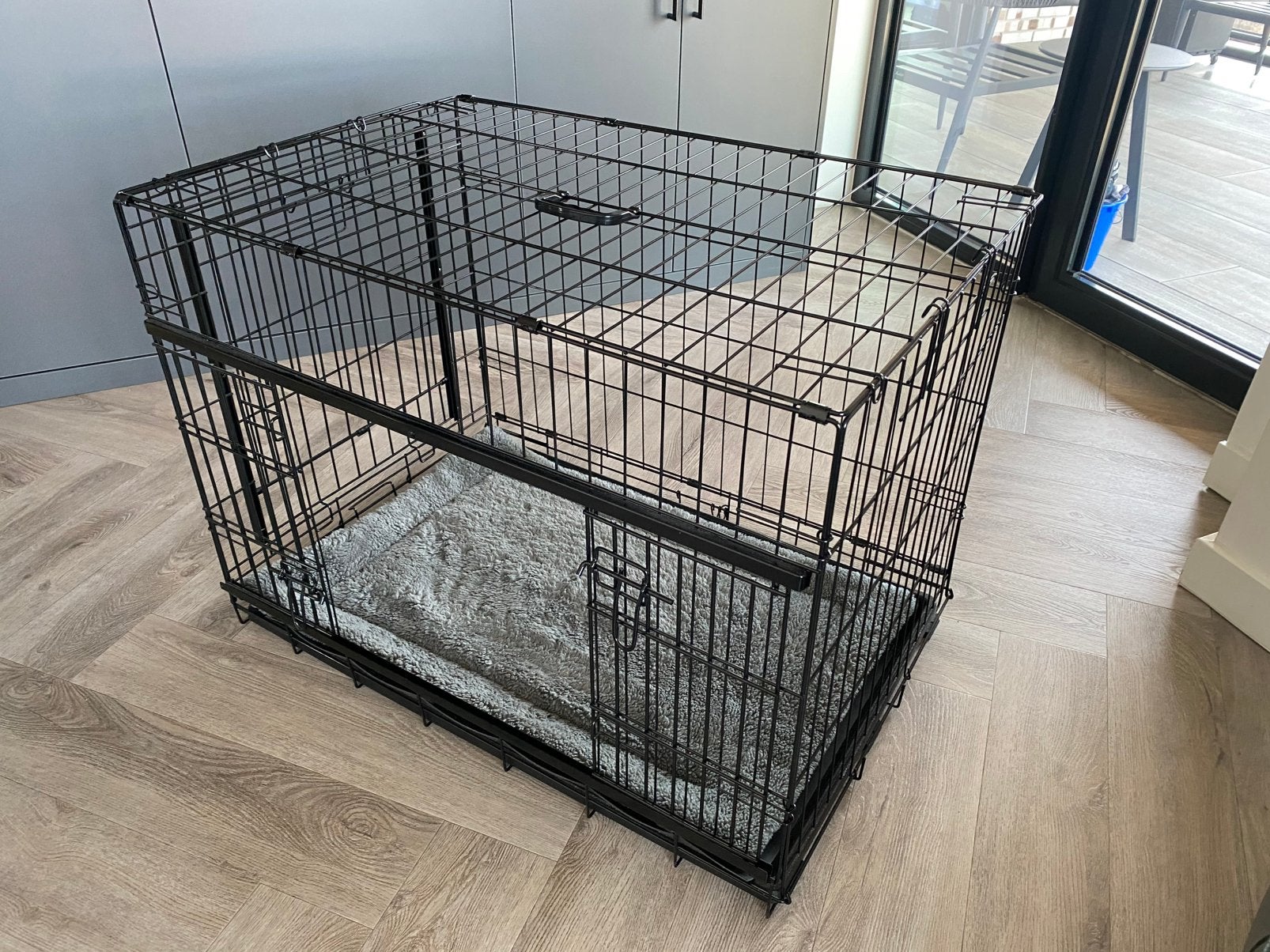 Hondenbench, Ophalen, Zo goed als nieuw, 75 tot 110 cm, Minder dan 65 cm