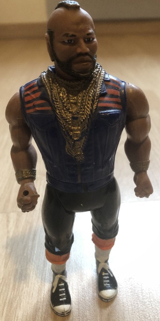 A-TEAM - POPPETJE - Mr. T. - BA BARACUS -1983 - ONG. 16 CM, Ophalen of Verzenden, Zo goed als nieuw