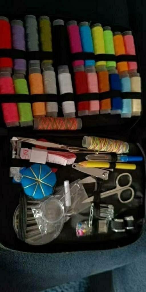 130 delige naaiset naai-accessoires, 24 spoelen garen set, Ophalen of Verzenden, Nieuw, Garen of Naald(en)