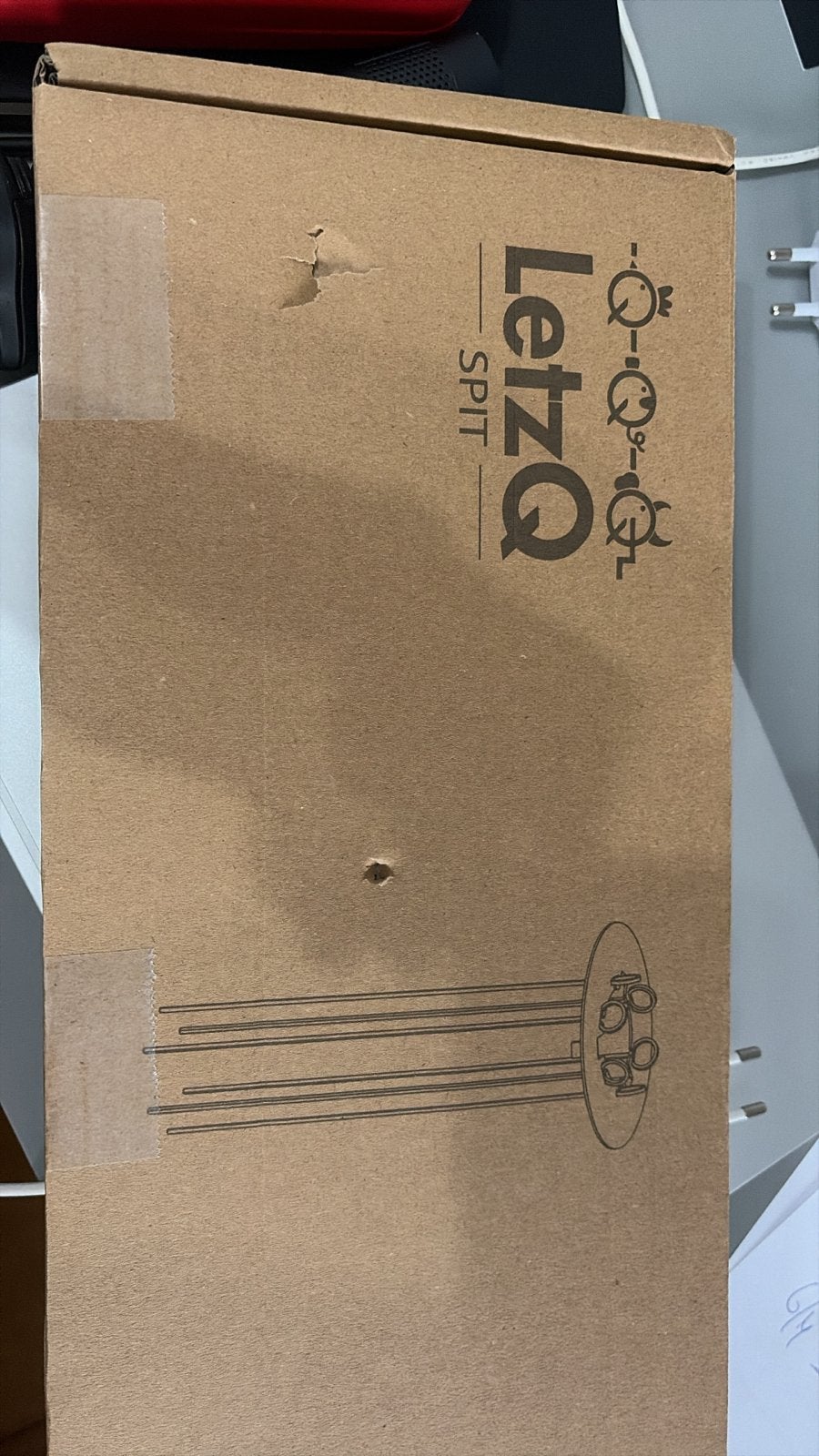 LetzQ Spit Rotisserie voor BBQ/Kamado - Nieuw in doos, Ophalen of Verzenden, Nieuw