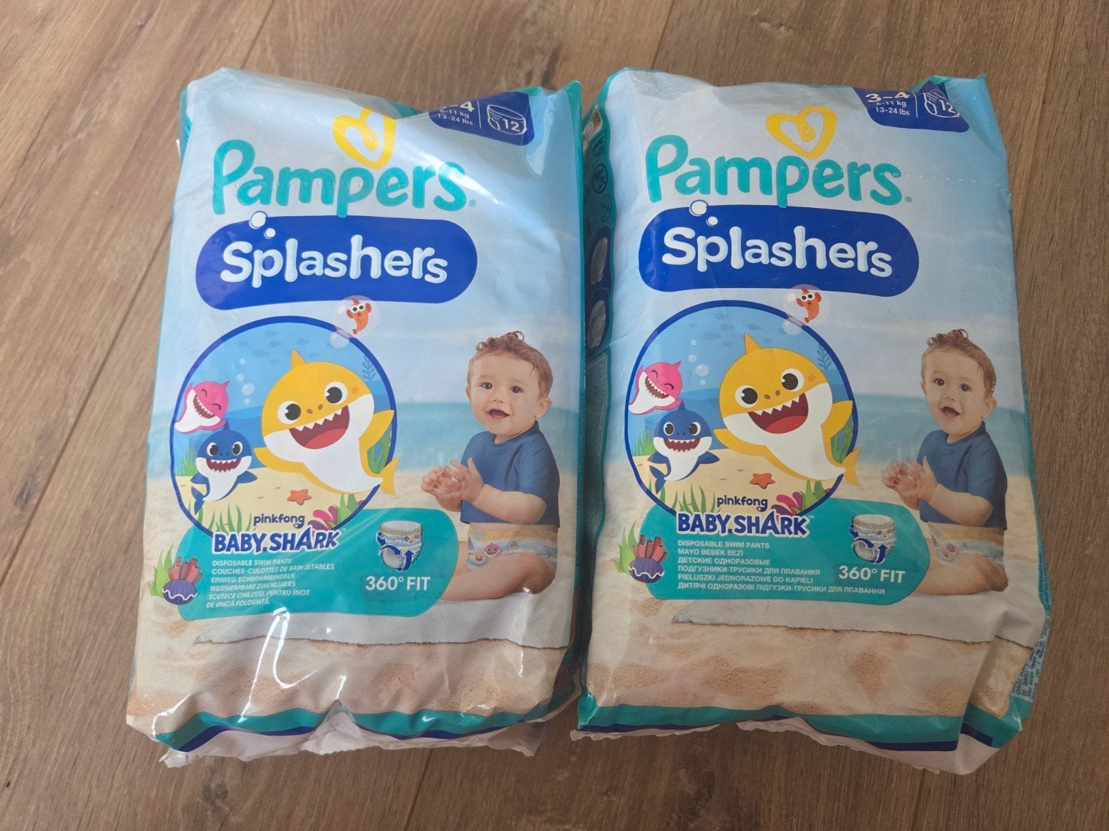 Pampers Splashers Zwemluiers Maat 3-4 (6-11kg) - 2x12 stuks, Ophalen of Verzenden, Nieuw