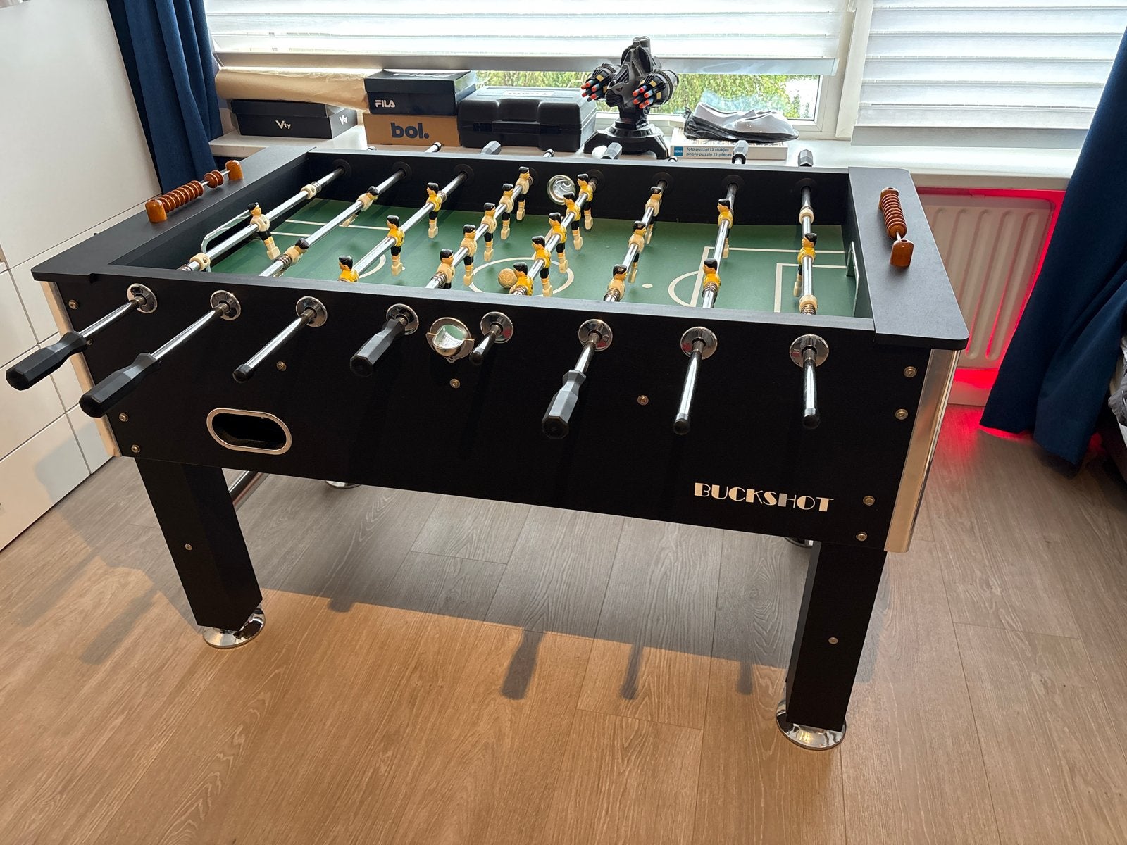 Buckshot Tafelvoetbaltafel - Zo goed als nieuw, Kinderen en Baby's, Speelgoed | Voetbaltafels, Ophalen, Zo goed als nieuw