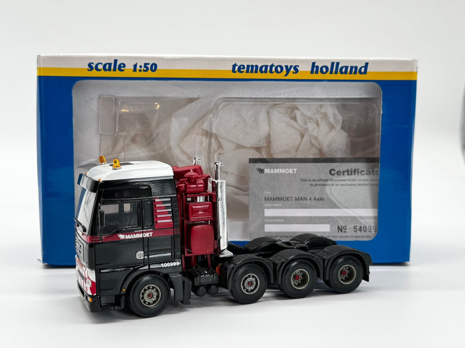 TEMA TOYS MAN TGA 8x4 MAMMOET van Seumeren
