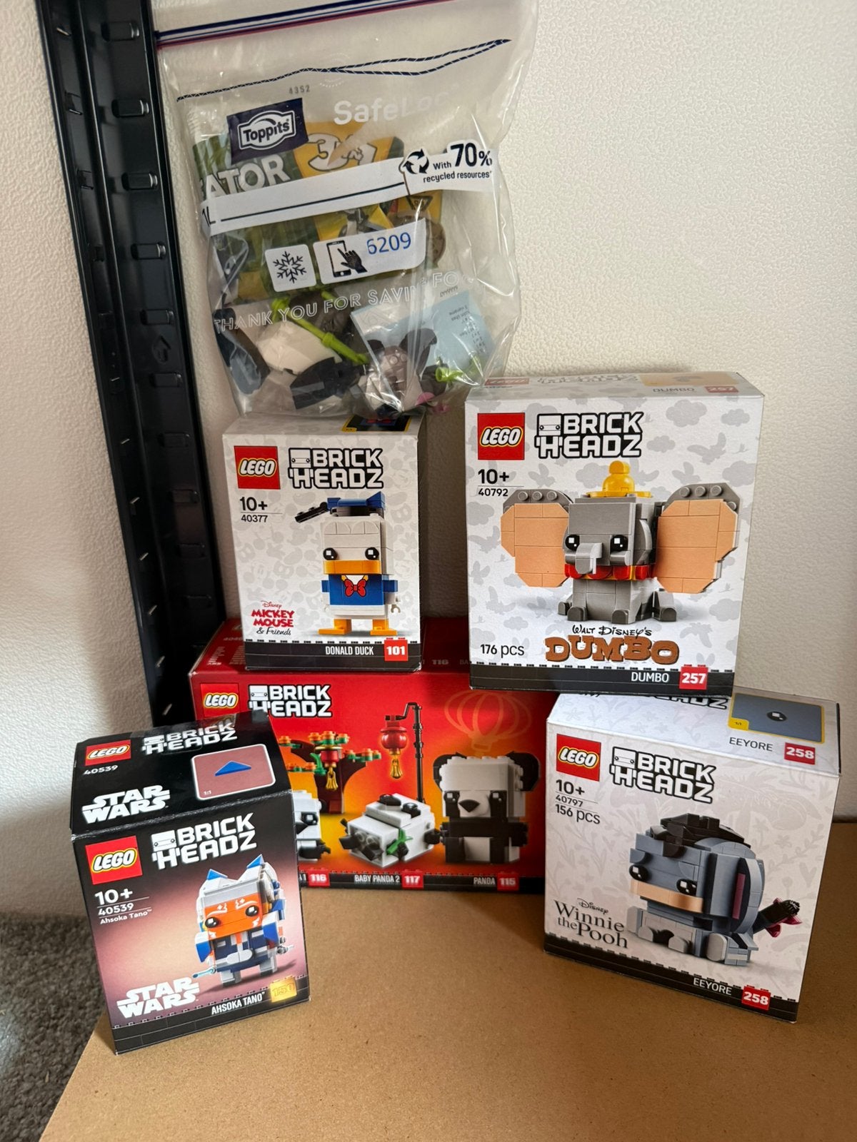 LEGO Bundel Van brickheadz, BrickHeadz, Lego, Ophalen of Verzenden, Zo goed als nieuw