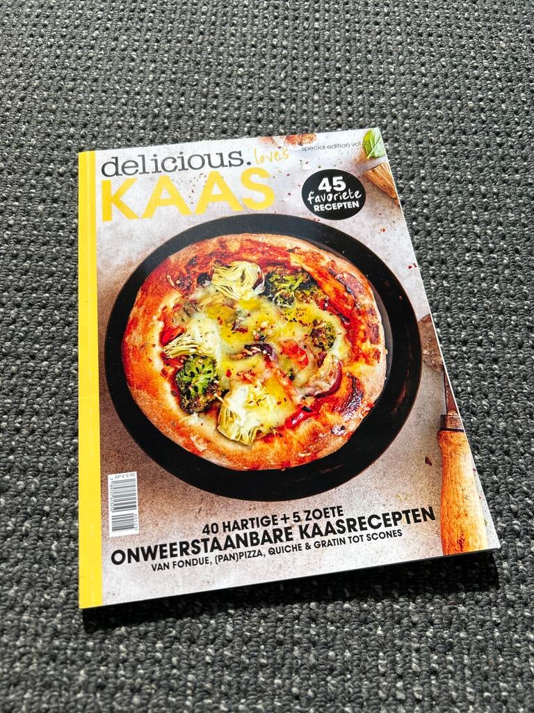 Delicious loves Kaas - 45 favoriete recepten, Ophalen of Verzenden, Zo goed als nieuw, Europa, Voorgerechten en Soepen