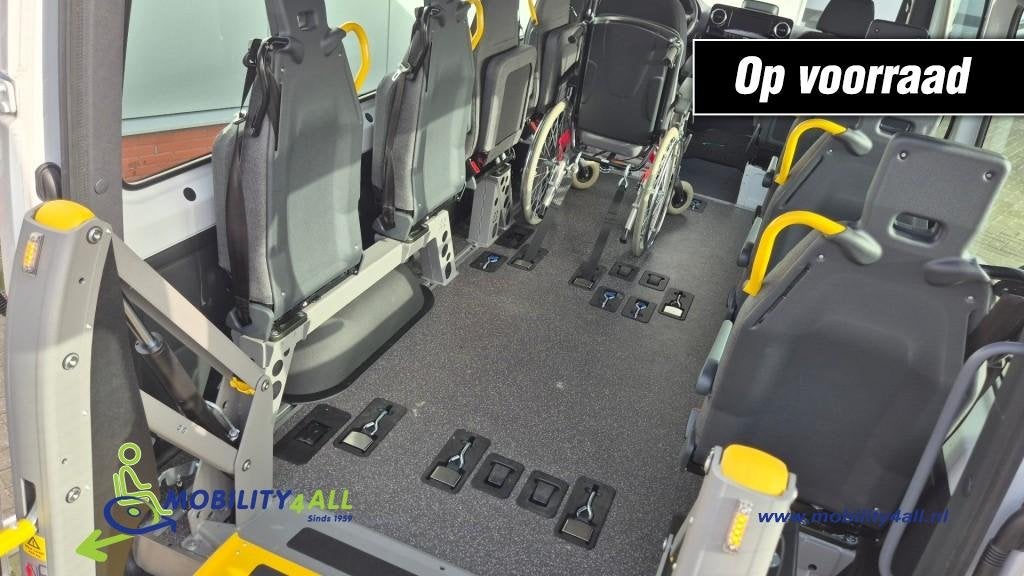 Mercedes-benz SPRINTER FIT5 vloer: met klapstoelen VOORRAAD, Automaat, Huisgarantie, Met garantie (alle), Wit