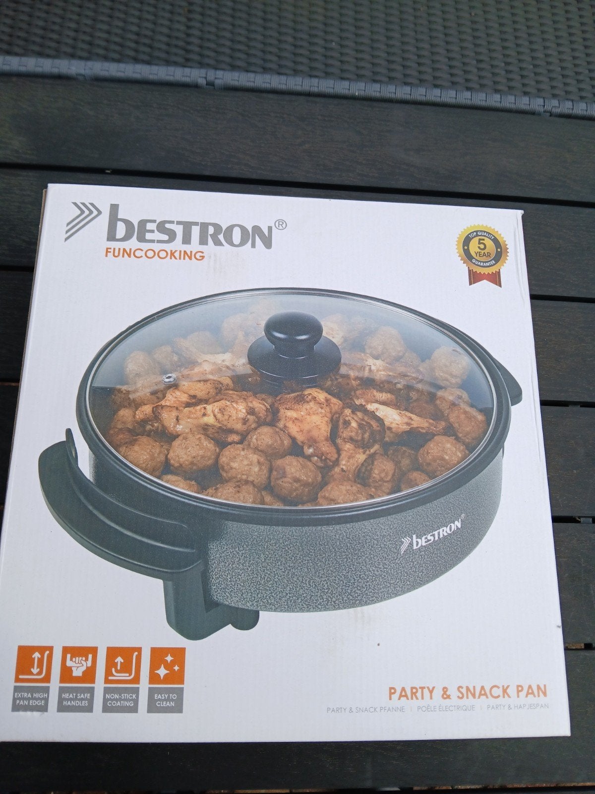 bestron party en snack pan nieuw, Ophalen of Verzenden, Nieuw