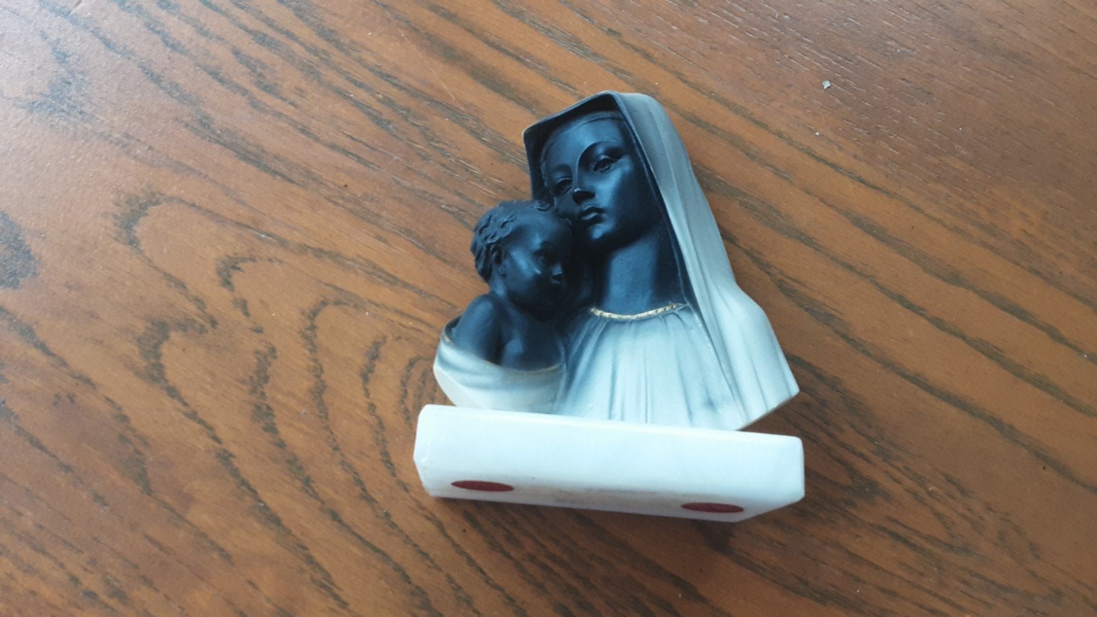 Stenen beeldje: Moeder en Kindje, Antiek en Kunst, Ophalen of Verzenden